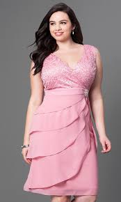 Short Plus Size Rose Pink Party Dress With Jacket Plus Size Party Dresses Plus Size Cocktail Dresses Junior Party Dresses