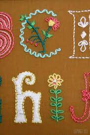 Browse through our collection of free embroidery font samples to help you find the best lettering to use for your projects. Alphabet Embroidery Sampler Embroidery Sampler Hand Embroidery Designs Learn Embroidery