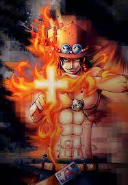 Portgasdace Ace Firefist Merameranomi Hiken Shirohige Whitebeard Onepiece Pirate Pirata Anime Manga Fanart Seni Anime Seni 3d Karya Seni 3d