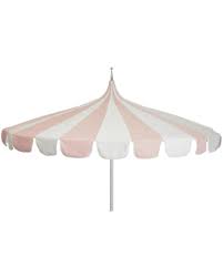 The size of your outdoor umbrella will determine the weight and design of the base needed to keep the umbrella upright and steady on your patio or deck. Can T Miss Deals On Aya Pagoda Patio Umbrella Light Pink White