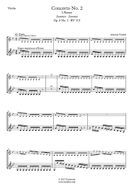 Please download one of our supported browsers. Geige Musiknoten Die Vier Jahreszeiten Sommer Iii Presto Vivaldi