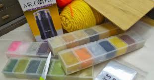 Making Dubbing From Yarn Is Easy Using A Coffee Grinder Buy One Just For Making Dubbing They Are Cheap A Fly Fishing Fly Tying Materials Fly Tying Patterns