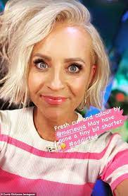 We have just done the nit combing again tonight to ensure nothing left in his hair, she wrote. There S Something About Carrie Bickmore The Project Host Debut S Her New Cropped Locks On Tv Daily Mail Online