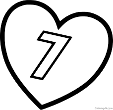 Stats on this coloring page. Number 7 Coloring Pages Coloringall
