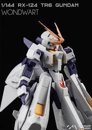 Stickler Studio 1/144 RX-124 Gundam TR-6 Woundwort V-Fin & Hand 3D Printing  Kit