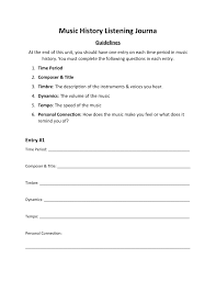 Great Way To Include Critical Listening In Music History Units Worksheet For Students To Write About The Tempo D Teaching Music Music Lessons Choir Classroom