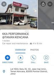 KKA PERFORMANCE PUSAT SERVIS KERETA @TAMAN KENCANA