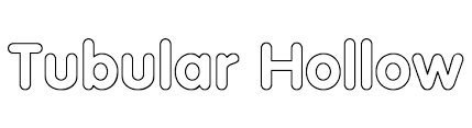 Click to find the best 164 free fonts in the bubbles style. Tubular Hollow Font Ffonts Net