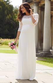 Du hast dich mit deinen freundinnen. Umstands Brautkleid Lucia Lang In Elfenbein Weiss Umstandshochzeitskleider Abendgarderobe Und Partykleidung By Tiffany Rose De