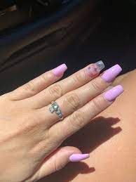 Purple Pink Butterfly Acrylic Nails Purple Acrylic Nails Blue Acrylic Nails Dark Acrylic Nails