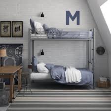 Looking for a twin over full bunk bed? Your Zone Twin Over Twin Metal Bunk Bed Walmart Com Walmart Com