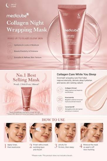 Medicube Collagen Night Wrapping Mask 75ml | Give Us Beauty