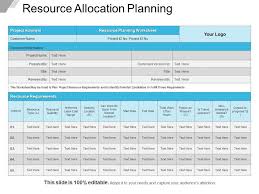 If you are clear about your project and what you need to be successful, then a work plan template can save time, as you will plug in tasks, team members, objectives and timelines. Top 15 Resource Allocation Templates For Efficient Project Management The Slideteam Blog