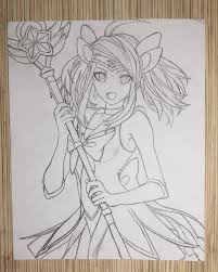 Seii Tatsu On Instagram Lux From League Of Legends This Is The Character I Always Play Legend Drawing Champions League Of Legends League Of Legends