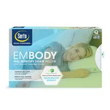 Serta Embody Celliant Pillow Embody Serta Pillow Celliant Memory Foam Pillow Foam Pillows Gel Memory Foam