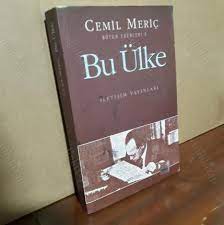 Cemil meriç büyük geçim sıkıntıları yaşıyordu. Bu Ulke Cemil Meric Nadir Kitap