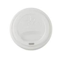 Compostable Universal PLA Dome Lids for Hot Cups, Fits All Sizes - 250 Lids