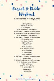 After you crush a workout (which is an ac. Indoor Workout You Can Do With Your Kids Karen Nicholas Training
