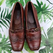 Pikolinos Wingtip Square Blunt Toe Loafers 37 7