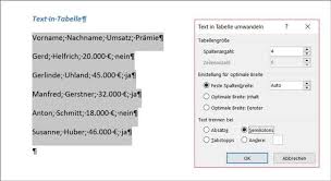 Blanco hat alle neuheiten für das kommende jahr 2021 in einem digitalen live event vorgestellt. Word Quicktipp Text In Tabelle Umwandeln Anuschka Schwed The Words Tabelle Semikolon