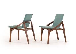 Featured here in reclaimed wormy. Jett Modern Blue Fabric Dining Chair Set Of 2