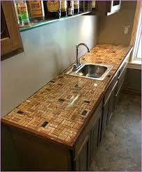 ceramic tile on countertops in kitchen