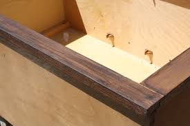 test staining oak cabinets espresso