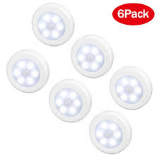 6 3 Pack Motion Sensor Light Cordless Battery Powered Led Night Light Stick Anywhere Closet Lights Stair Lights Walmart Com Walmart Com