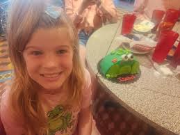 Frog cake I made for my daughter's birthday 🐸🎂