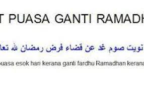 Niat Puasa Ganti Dan Enam Mainan Toys Cute766