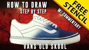 We have got 6 pix about how to draw vans easy images, photos, pictures, backgrounds, and more. How To Draw Step By Step Vans Old Skool W Downloadable Stencil Youtube