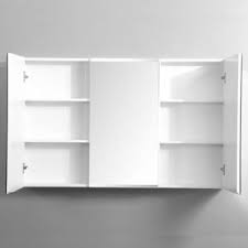 You can conveniently flatten the edges through trimming and sanding with ease and simplicity. 1200mm Bevel Edge Shaving Cabinet Three Doors Iroga Vanities