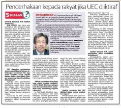 Beliau ialah professor institut alam dan tamadun melayu atma. Iktiraf Uec Satu Penderhakaan Kepada Rakyat Prof Teo Kok Seong Soscili