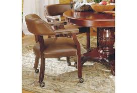 Beautiful kitchen dinette sets with caster chairs offer the perfect addition to any home. Steve Silver Tournament Tournament Game Arm Chair With Casters Lagniappe Home Store Dining Chairs With Casters