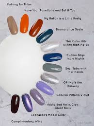 opi muse of milan collection fall winter 2020 haare und nagel nagellack makeup nagel