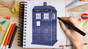 How To Draw Tardis From Doctor Who Easy Step By Step Drawing Lessons F Drawing Lessons For Kids Doctor Who Drawings Tardis Drawing