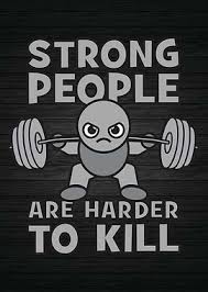Strong People Hard To Kill' Poster, picture, metal print, paint by Susumu |  Displate