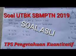 Tps memiliki berbagai jenis soal. Pembahasan Soal Tps Kuantitatif Utbk Sbmptn 2019 Youtube