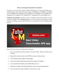 Find more information about the following stories featured on today and browse this week's videos. Why Try Tubemate Downloader For Android By 9appsdownload Issuu