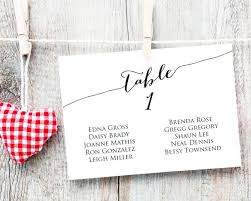 Table Seating Cards Template 1 40 Wedding Seating Chart
