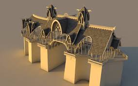 Rivendell Gate 3d Model 3d Model Gate Model