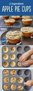 2 Ingredient Apple Pie Cups Recipe Apple Recipes Food Dessert Recipes