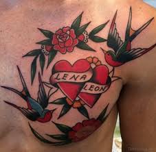 One can also try the arrow piercing the heart symbol to have a dramatic effect on the tattoo. 75 Attractive Heart Tattoos On Chest
