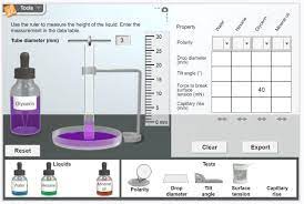 When molecules of water form flexible piles which stay together because of hydrogen bonding because of its molecular structure and the hydrogen bonding. New Gizmo Sticky Molecules Explorelearning News