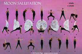 The Moon Salutation Sequence Is Perfect On Days When You Feel Burned Out Tired Or Overstimulated It Is E Yoga Moon Salutation Yoga Flow Sequence Evening Yoga