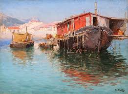 N Is For Nardi Mussels Fishing In Toulon By Francois Nardi C1908 Napowrimo Atozchallenge Fineart Fine Art Francois Art