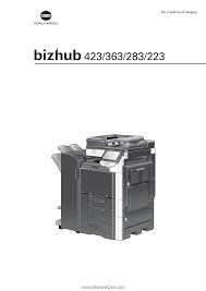 Trouvez votre pilote d'impression, aux manuels de tous nos produits business hub ou autres équipements. Konica Minolta Bizhub 222 User Manual