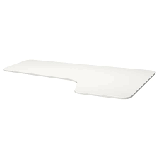 Bekant سطح طاولة زاوية يمين أبيض 160x110 سم Ikea