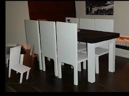 How To Make A Doll Dining Table Set Youtube Dining Chairs Diy Diy Dining Room Diy Dollhouse Furniture