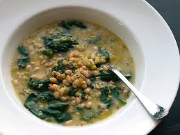 The Vegan Experience Hearty White Bean And Spinach Soup With Rosemary And Garlic Spinach Soup Recipe Serious Eats Soup Recipes
